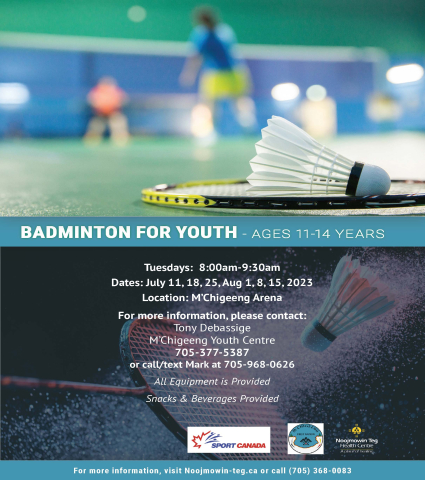 BADMINTON for Youth Mchigeeng56