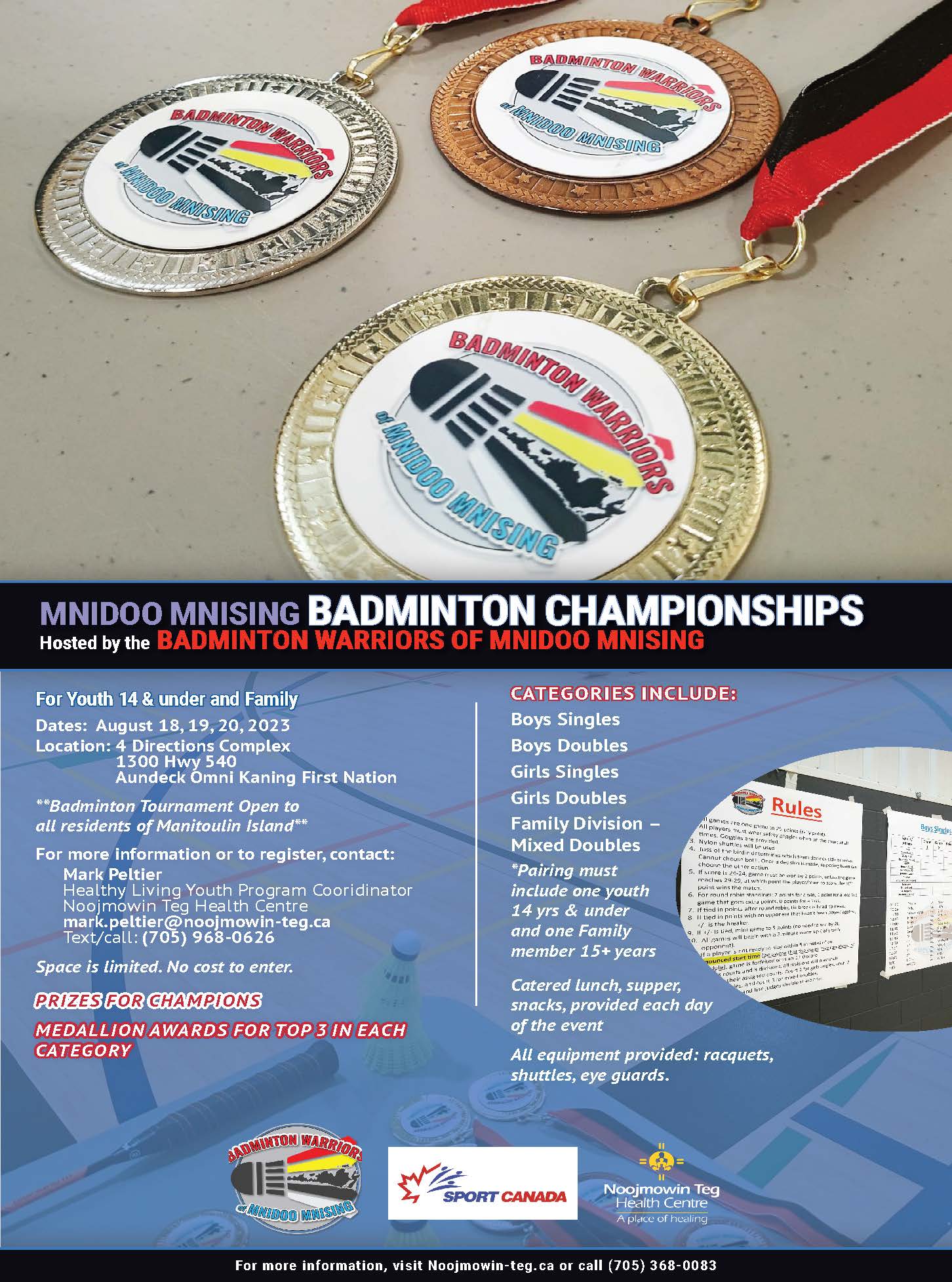 Badminton Championships Mnidoo Mnising