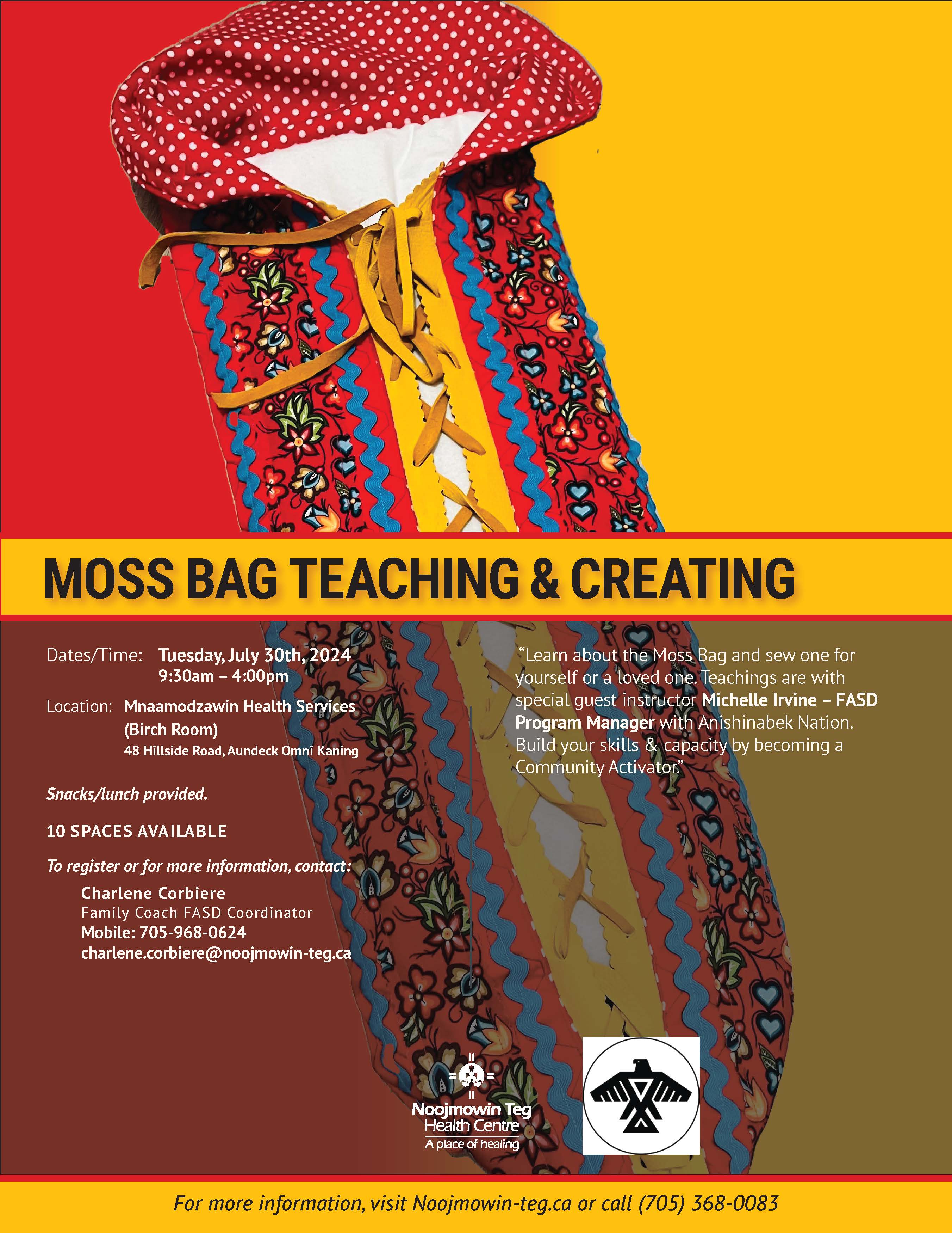 MOSS BAG Teaching Creating July 2024